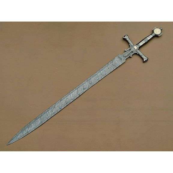 King Solomon Sword with Leather Sheath