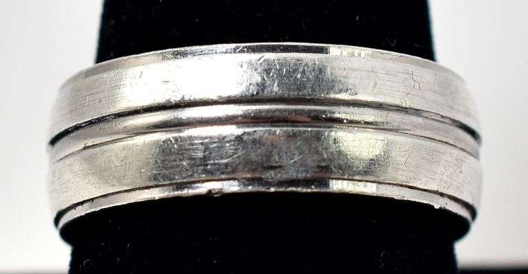 Simple Thick Band Ring in Sterling Silver