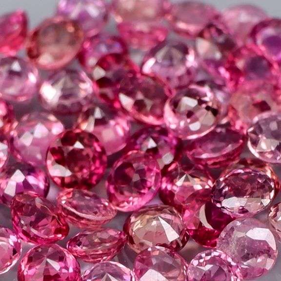 Untreated!!! 3.46ct set of rose pink Sapphires!