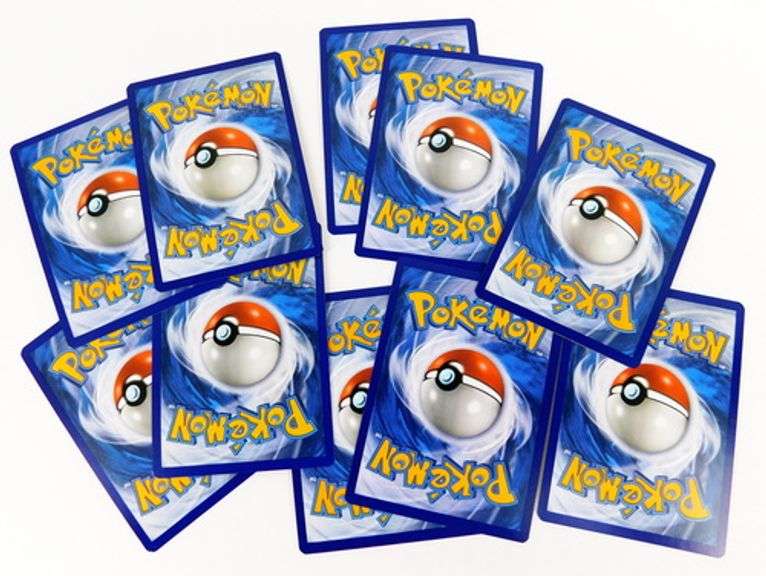 10 Pokémon Halogram Trade Cards