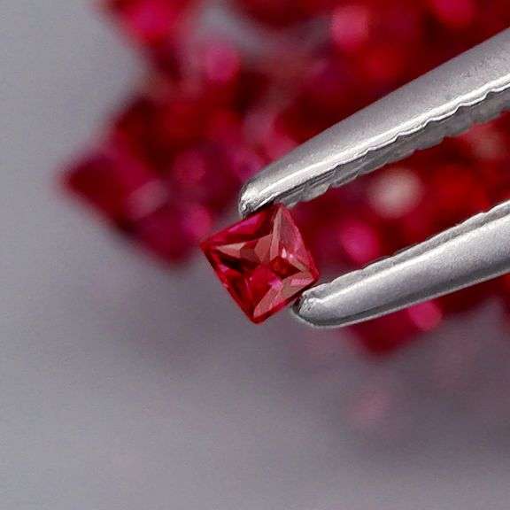 This is a 2.30ct set of REAL UNTREATED RED RUBIES!!!