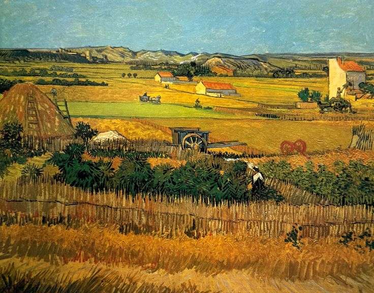 Collectible Vincent Van Gogh, Plaine de la Crau, 1888