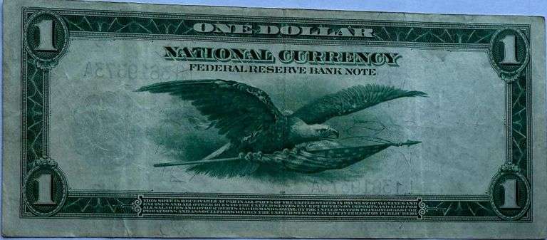 $1 Series of 1918 San Francisco National Note.