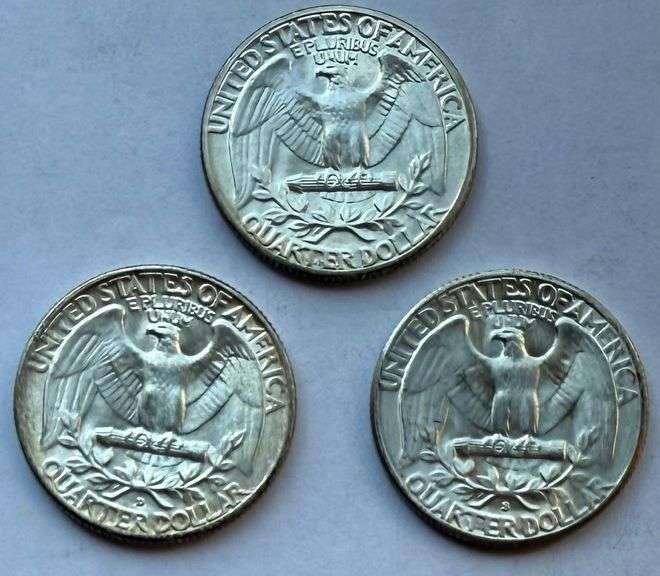 Gem BU Frosty White 1954 PDS Washington Quarters