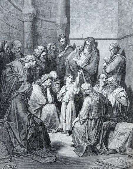 From 'The Bible Gallery', Antique Gustave Dore Circa 1880
