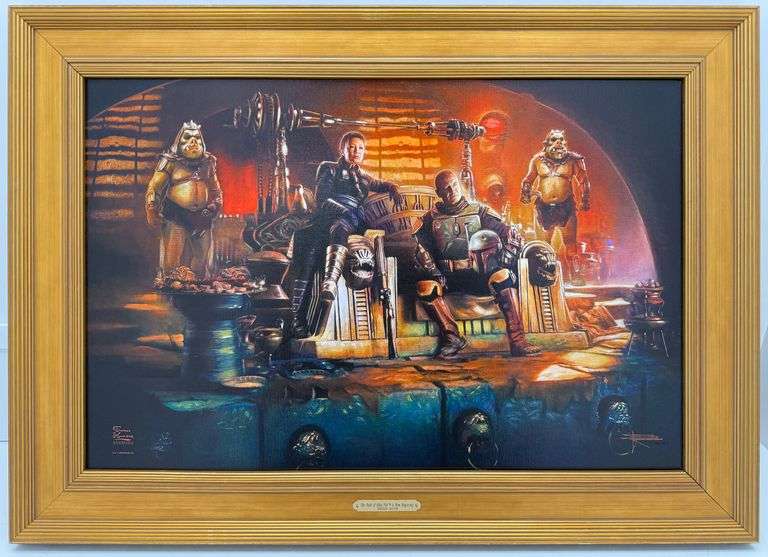 Highly Collectible Star Wars Thomas Kinkade Studios Framed