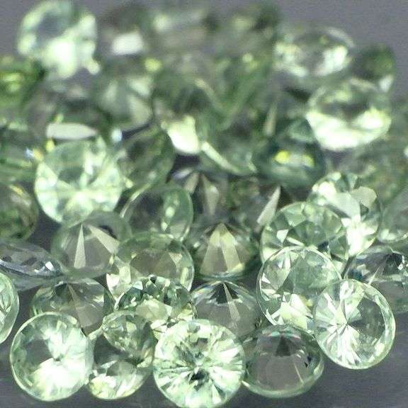 Heated only! 2.67ct diamond cut GREEN Australian Sapphires!