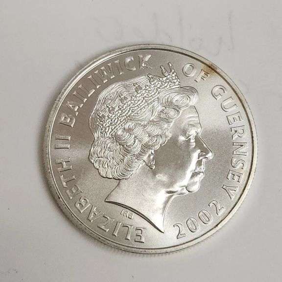 2002 Bailiwick of Guernsey 1 Pound, Duke of Normandy "Silver"