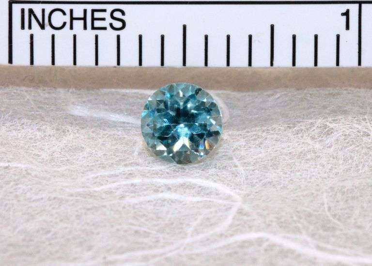Cerulean Blue Zircon