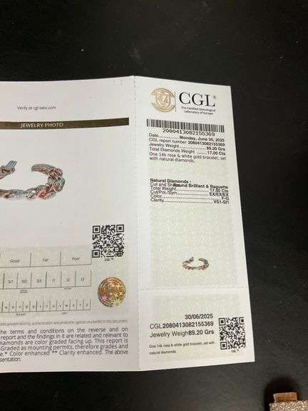 Men's Certified Diamond Puff Gucci Miami Cuban Link Bracelet ( 18 MM ) 17.00 carats of diamonds