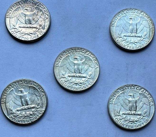 1962 D 1963 PD 1964 PD Gem BU Quarters