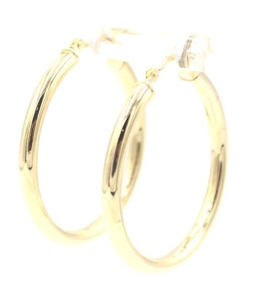 14kt Yellow gold hoop earrings