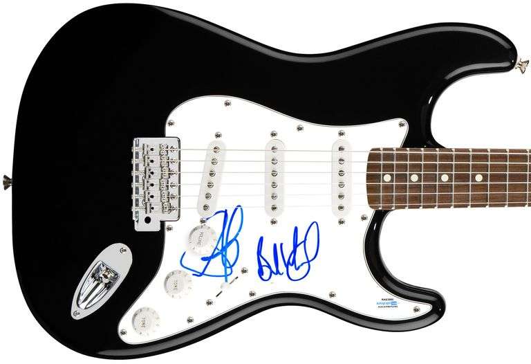 Aerosmith Autographed X2 Signed Guitar Steven Tyler ACOA