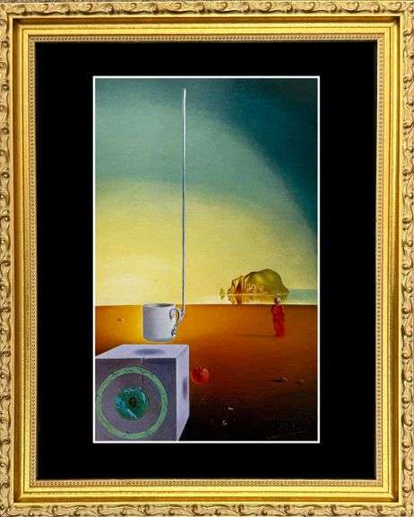 Spectacular Salvador Dali, Giant Flying Demi-Tasse