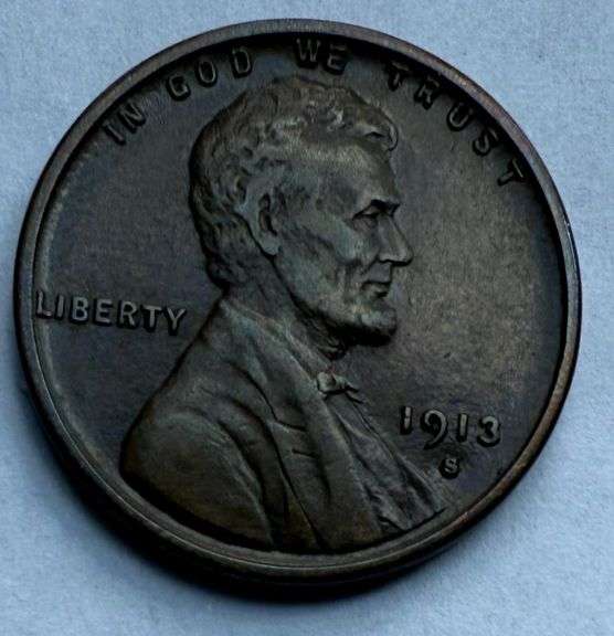 Sharp Near Unc 1913 S Lincoln Cent