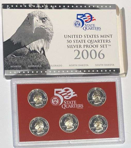 2006 Silver Quarters US Proof Set