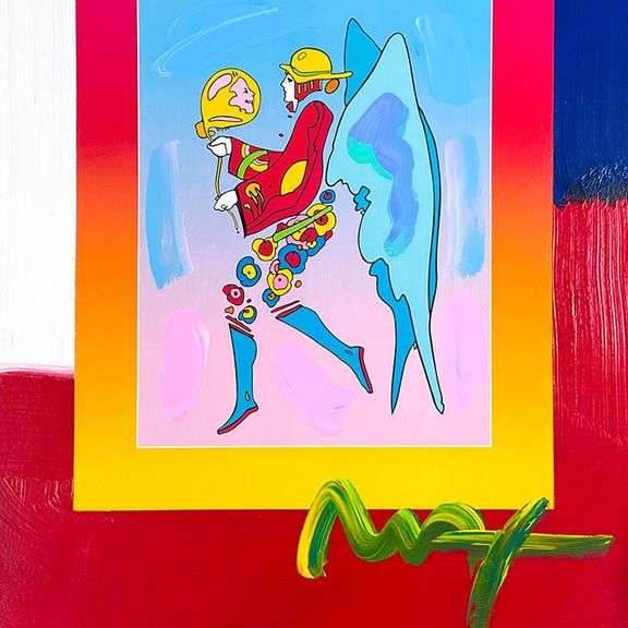 Tip Toe Floating by Peter Max