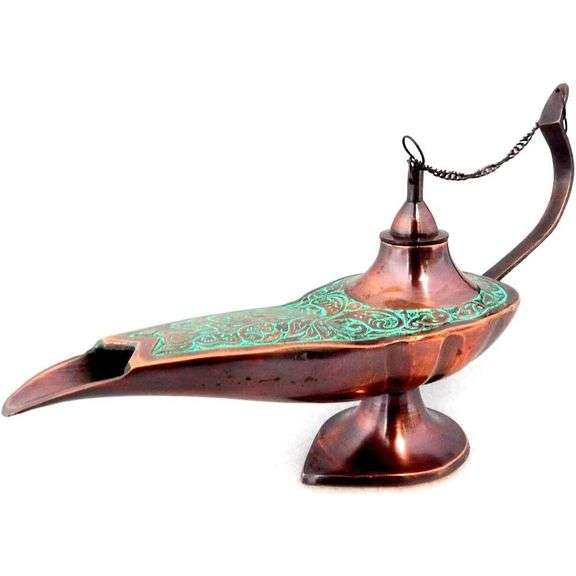 Brass Aladdin Oil Lamp