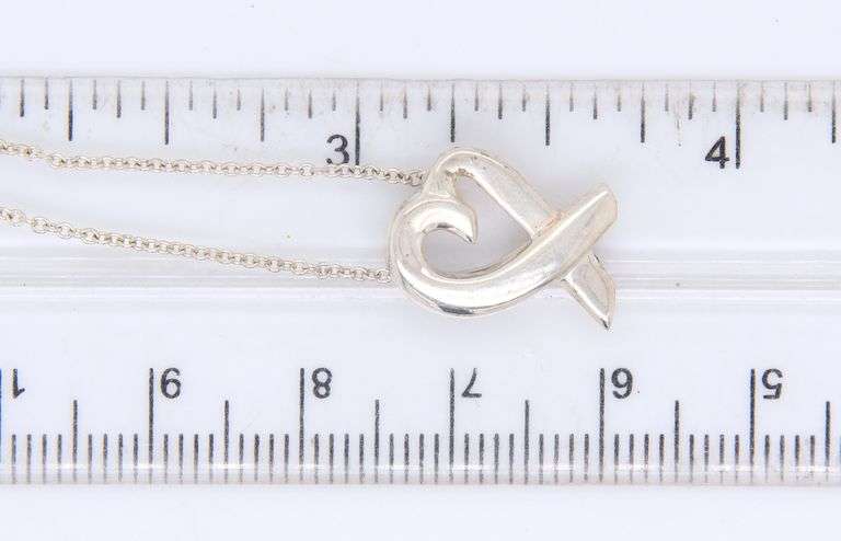 Tiffany & Co Paloma Picasso Heart Pendant on Chain Necklace