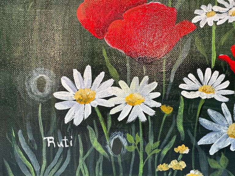 Delicate blooms in radiant hues by Ruti Ruti Stein Gerberoy