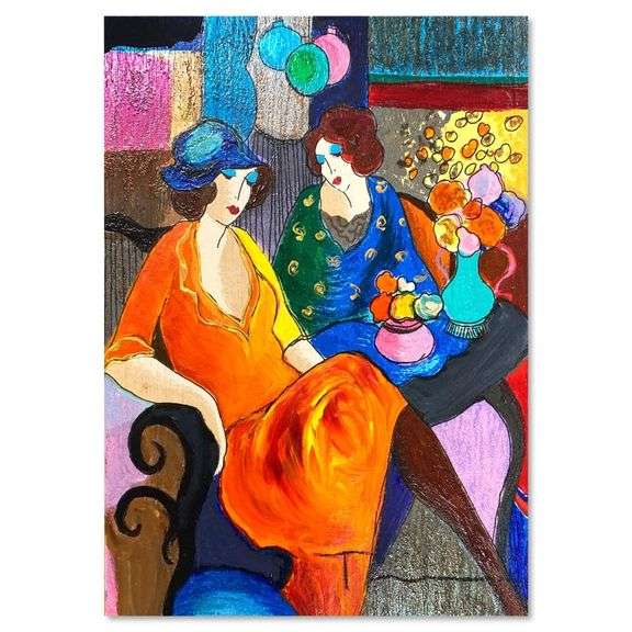 Chit Chat by Tarkay (1935-2012)