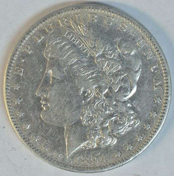 Scarce and attractive 1894-S Morgan Silver Dollar in XF/AU