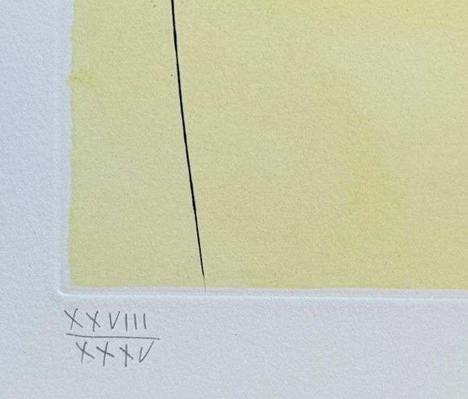 Exclusive Salvador Dali Pencil Signed Limited Edition Etching and Color Stencil from 'Twelve Tribes 