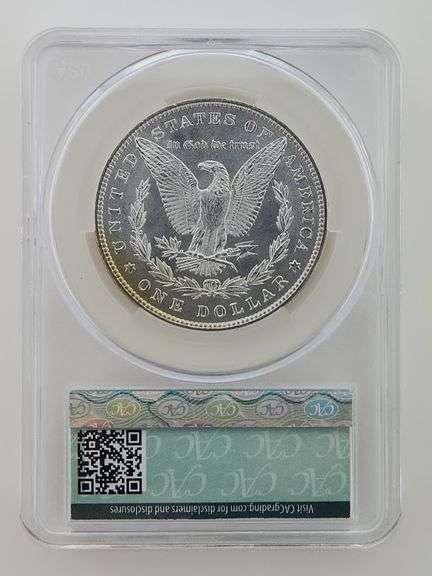 1885 Morgan Silver Dollar, CAC MS62