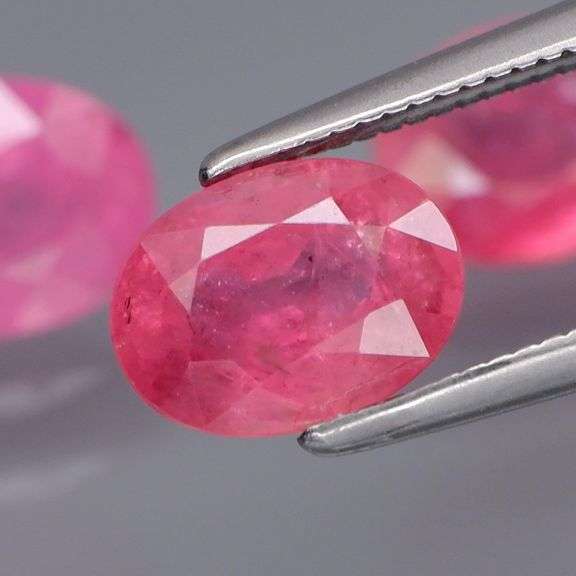 Substantial 5.35ct HEATED ONLY real set of Rubies