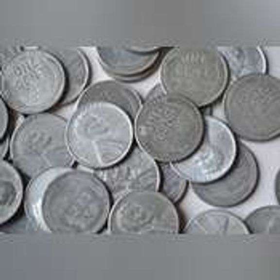 100 WWII Steel Cents.