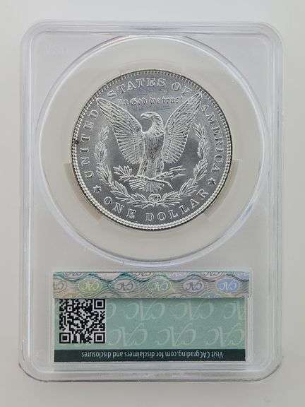 1885 Morgan Silver Dollar, CAC MS62