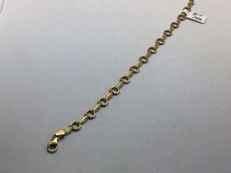 14K Yellow Gold Vintage Italian Bracelet