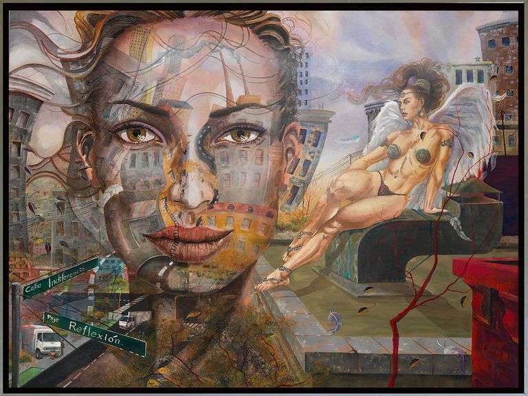 Masterful brushwork display by Vito Loli