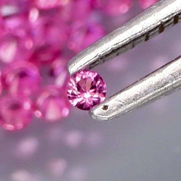 195 pieces! 2ct pink Sapphire set -Heated only!!!