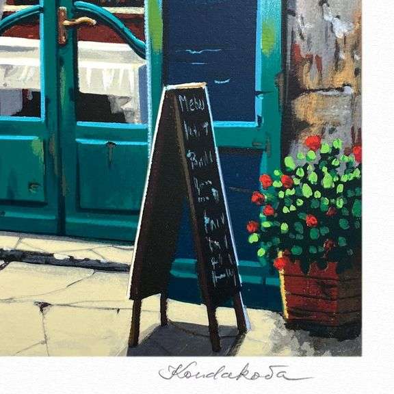 Le Petit Cafe (Parisian Memories) by Liudmila Kondakova