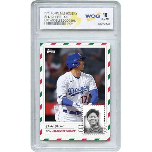Shohei Ohtani Dodgers Card Gem-Mint 10 Graded