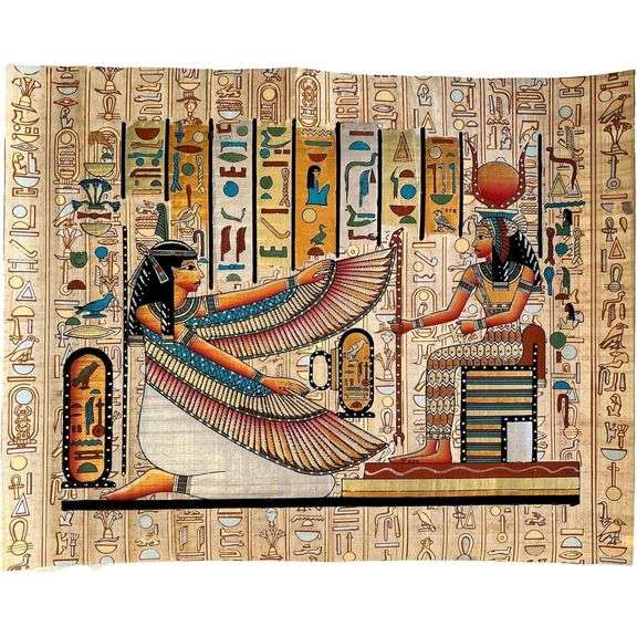 Hand Painted Authentic Egyptian Papyrus