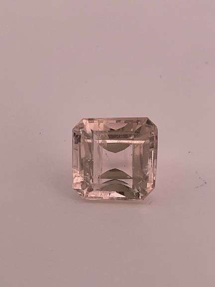 CERTIFIED NATURAL PEACH MORGANITE 7.07 CARATS