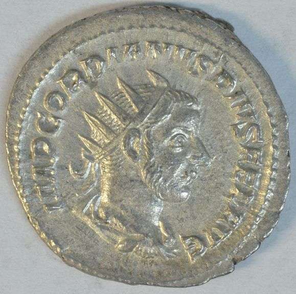 Lovely Gordian III Roman Silver piece, 238 to 244 AD.