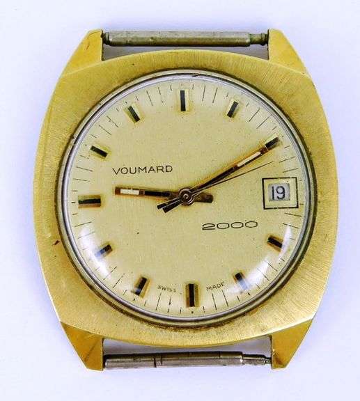 Vintage Voumard 2000 Swiss Watch, Runs