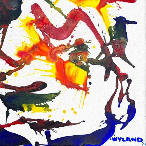 Untitled Abstract by Wyland