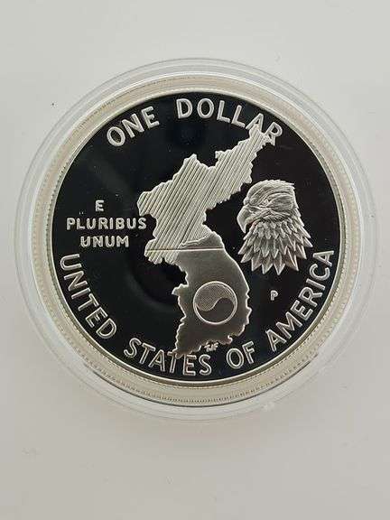 1991-P $1 Korean War Memorial PR DCAM