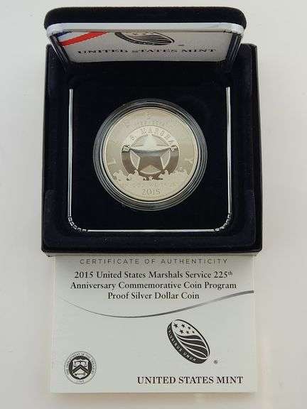 2015-P $1 U.S. Marshals Service 225th Anniversary PR DCAM