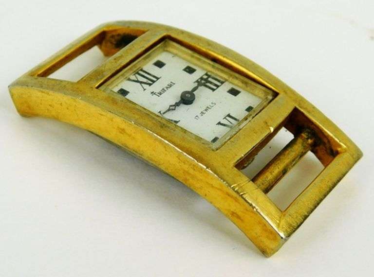 Vintage 17 Jewels Trifari Watch, Runs