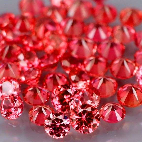 45 piece Imperial red Sapphire set! 2.10 carats!