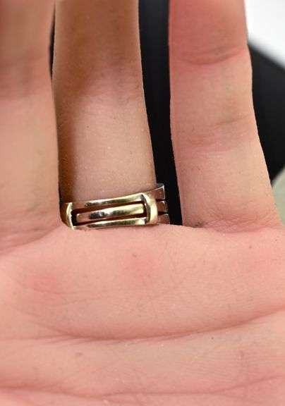 Modern  Halo-Mounted 14K White Gold Wedding Set