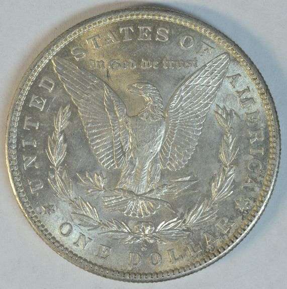 Scarce creamy-white Choice BU 1885-S Morgan Silver Dollar