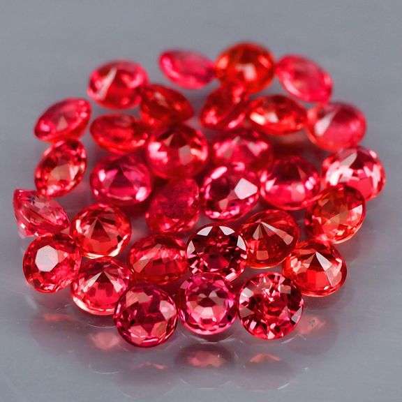 Dynamic 2.84ct Imperial Red Sapphire set