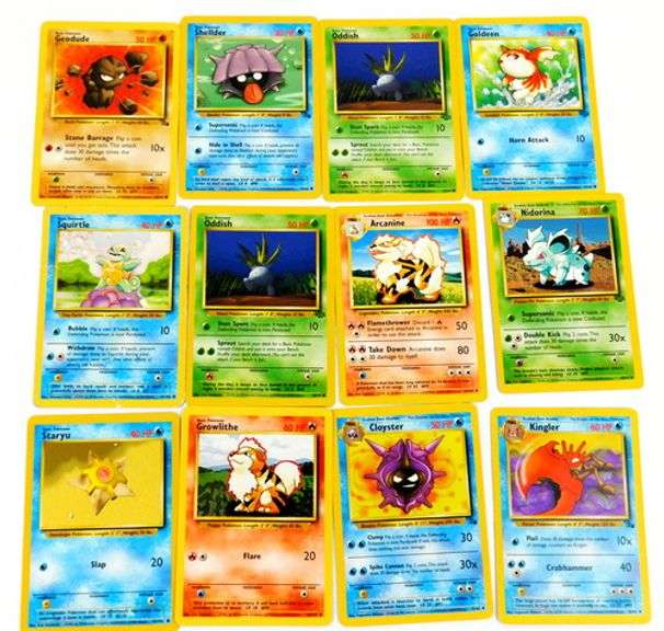 12 Vintage Pokémon Cards