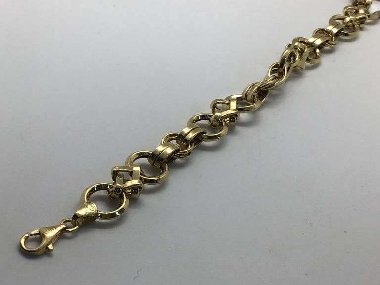 14K Yellow Gold Vintage Italian Bracelet